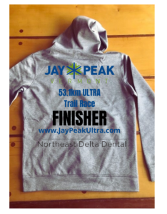 jay peak trail race finisher prize